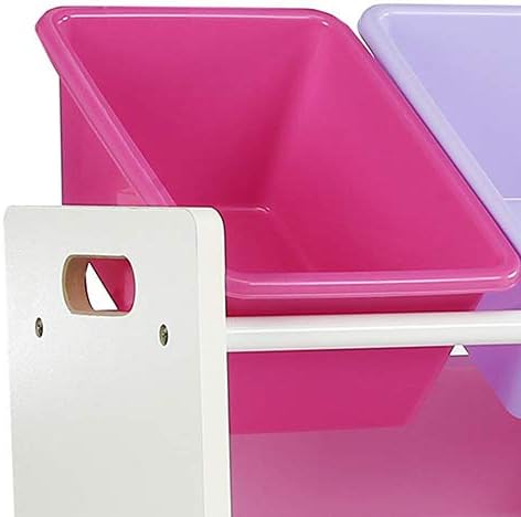 Humble Crew Supersized Toy Storage Organizer with 16 Removable Bins, White/Blue/Pink/Purple – Large Toy Storage for Toddlers Ideal for Kids' Rooms, Playrooms, and Nurseries - Modern Toy Bins for Kids-Ruum Studio Home
