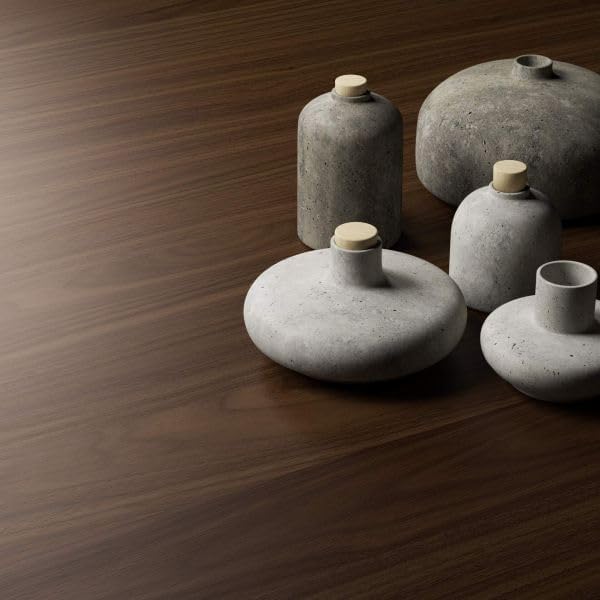 Mobili Fiver, Set of 2 Rachele Shelves, 23.62 in, Walnut, Made in Italy-Ruum Studio Home