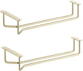 Soro Essentials Set of 2 Brass Plated 10" Glass Hangers, Rust Resistant-Ruum Studio Home