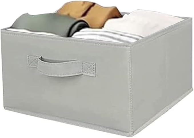 Hanging Shelf Closet Storage Organizer Removable Drawers ，Hanging Storage Organizer Hanging Sweater 2 Sock Underwear Drawers for Closet, Bedroom, Light Grey-Ruum Studio Home