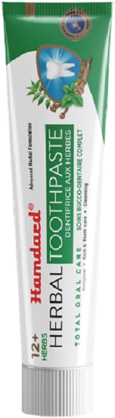 Hamdard Miswak Herbal & Paan Total Oral Care Toothpaste – 200g Each | Herbal Ayurvedic Toothpaste with Paan Flavor | Fluoride-Free | Gum Care, Fresh Breath & Natural Oral Hygiene-Ruum Studio Home