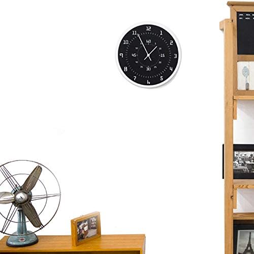Modern Minimalist Black Stop Wall Clock-Ruum Studio Home
