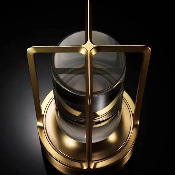 Portable Metal Table Lamp for Indoor/Outdoor ,Rechargeable Cordless LED Lamp, 3-Colour Infinitely Dimming Battery Powered Small Desk Lamp, Restaurant/Bedroom/Bar/Coffee Shop/Camping Light (Gold)-Ruum Studio Home