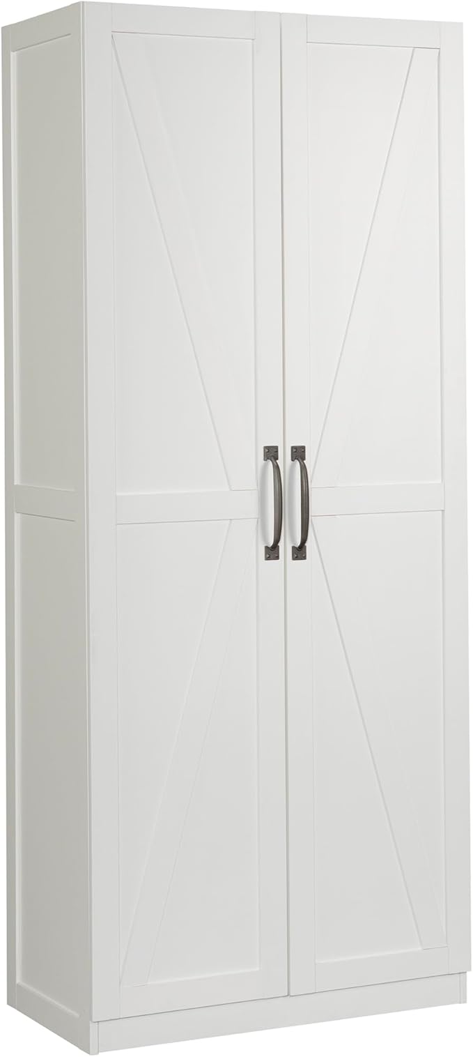 Sauder Miscellaneous Storage Cabinet, White Finish-Ruum Studio Home