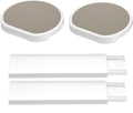 Expansion Pack - Greige - 2 Straight Tracks and 2 Trays. Does not Work Without the Lazy Susan Revolution Full Set (Sold Separately).-Ruum Studio Home