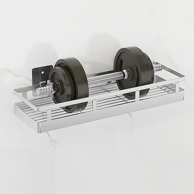 2PCS Kitchen Spice Rack, SUS304 Stainless steel Wall Mount Storage Rack, Seasoning Container, 19.7Inch Spice Organizer, Kitchen Seasoning Hanging Rack, Bathroom Shelf for Storing Toiletries-Ruum Studio Home
