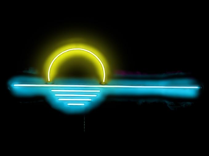 LED Decorative Lights USB Mountains Sunrise Sunset Led Neon Signs Home Decoration Wall Art Holiday Gift Brightness Adjustable 16.5''x9.5''-Ruum Studio Home