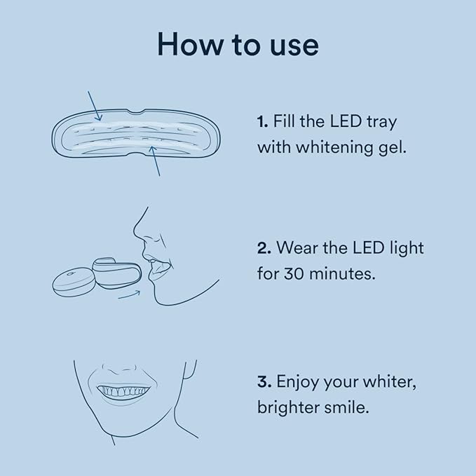 Auraglow Teeth Whitening Kit & 44% Teeth Whitening Gel Refill Pack-Ruum Studio Home