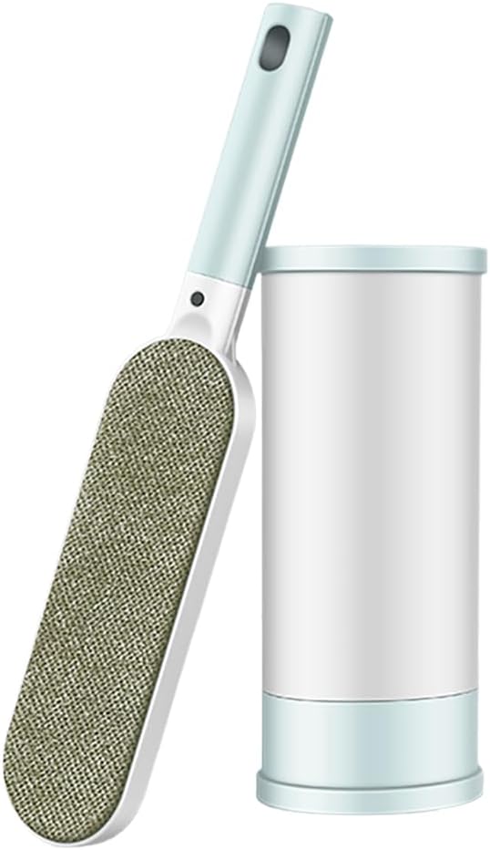 Double Sided Self-Cleaning Pet Hair Remover for Laundry, Dog Hair Remover, Cat Hair Remover, Pet Lint Roller Brush, Magic Cleaner Brush, Lint Brush Clothes, Pet Lint Brush A (Blue)-Ruum Studio Home