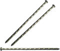 22 Pcs 8-Inch Landscape Stakes, Spiral Metal Galvanized Landscape Spikes, Garden Nails for Artificial Turf, Paver Edging, Weed Barrier, Carpentry and More-Ruum Studio Home