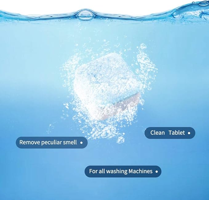 NATRUTH Washing Machine Cleaner Descaler 30 Pack Deep Cleaning Washer Cleaner Tablets For HE Front Loader & Top Load Washer-Ruum Studio Home