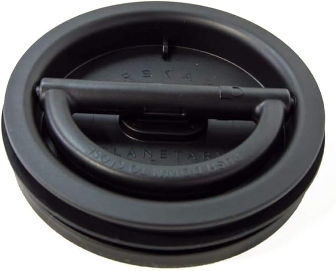 AirScape Planetary Design Stainless Steel Coffee Canister | Food Storage Container | US Patented Inner Plunger Lid REMOVES Excess Oxygen | Don't Buy airtight, Buy AIR-Less | (Medium, Matte Black)-Ruum Studio Home