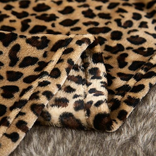 MERRYLIFE Leopard Throw Blanket Decorative Fleece Throw | Ultra-Plush Colorful Girls Boys | Couch Blanket Travel Lap | (40" 50", Cheetah)-Ruum Studio Home