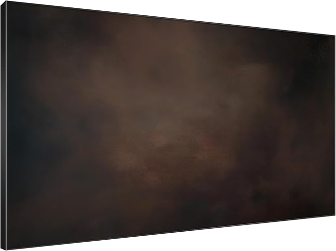 SIGNWIN 46"x72" Extra Large Framed Wall Art Dark Brown Abstract Moody Illustration for Home Living Room Bedroom Decor (Frame Assembly Required)-Ruum Studio Home