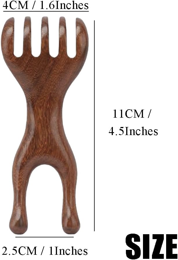 Natural Wooden Nose Guasha Massage Tools Anti-Static, Eyes Facial Wood Gua Sha Tool,face Manual Massager Tool, Multifunctional Handheld Meridians Acupoint Massage Tool,1 Pieces-Ruum Studio Home