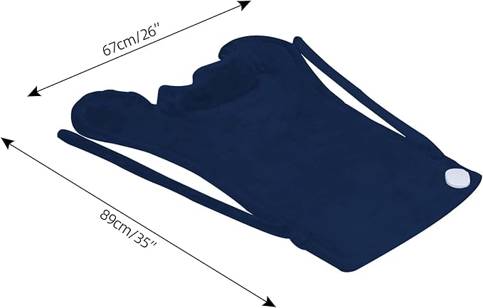26" x 35" Flannel Neck&Shoulder&Back Heating Pad with 12 Temperature Settings&Countdown Timer, Pain Relief for Back/Neck/Shoulders/Menstrual Pain, Christmas Gifts for Women Men Mom Dad(Navy Blue)-Ruum Studio Home