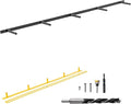 69'' Heavy-Duty Floating Shelf Bracket, Hidden Shelf Bracket for Fireplace and Shelves, if Installed on Studs, max-Load of 210 pounds, Hidden Bracket 69 inches, (with Premium Build kit)-Ruum Studio Home