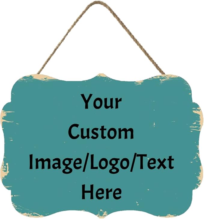 Personalized Custom Wooden Signs with Any Text Name for Home Door Man Cave Bar Family Farmhouse Decorative Home Kitchen Rustic Wall Decor-Ruum Studio Home