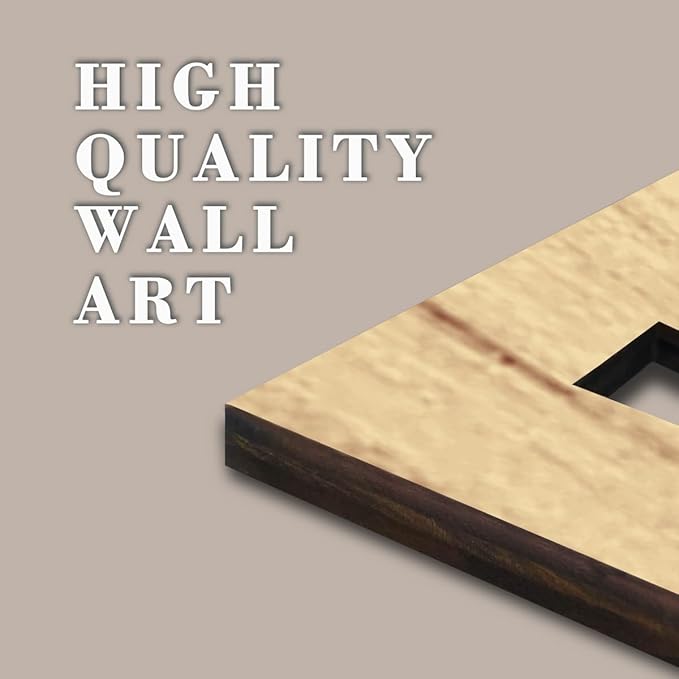 IARTTOP Boho Mid-century Modern Wood Wall Art 16x32 Inch Large Green Abstract Wood Wall Decor Mid Century Bohemian Artwork for Bedroom Living Room Office Kitchen Set of 3-Ruum Studio Home