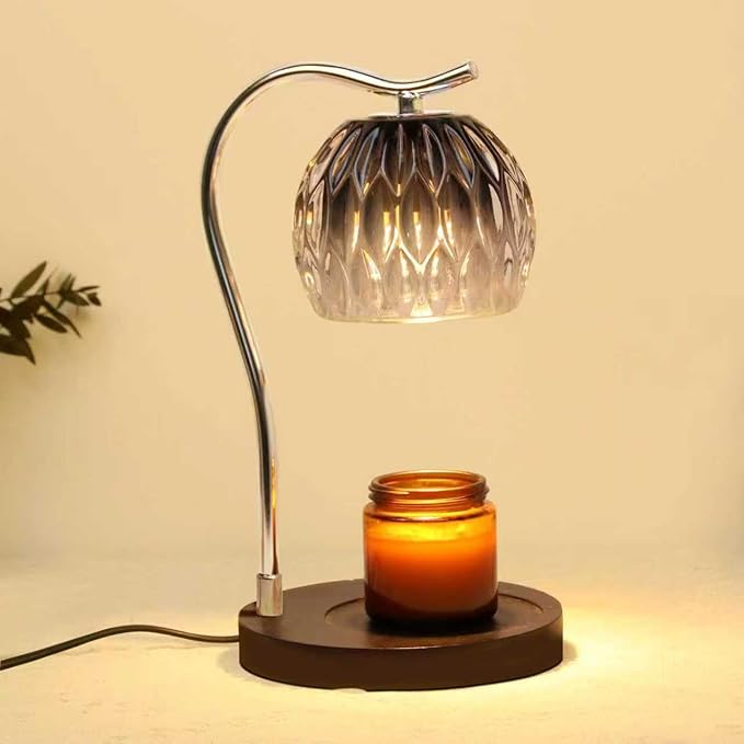 GEEZO Fragrance Candle Warmer Lamp，Electric Candle Warmer with Timer & Dimmer，Mom Christmas Birthday Gifts for Women, House Warming Gifts New Home Bedroom Decor-Ruum Studio Home