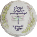 Spoontiques - Garden Décor - Always Believe Stepping Stone - Decorative Stone for Garden-Ruum Studio Home