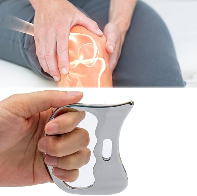 Stainless Steel Gua Sha Scraping Massage Tool-Muscle Scraper - Soft Tissue Mobilization,Physical Therapy for Back, Legs, Arms (2 PCS)-Ruum Studio Home
