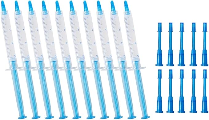 10pcs 3ml Teeth Whitening Gel Syringes, Refills 35% CP Bleaching Gel Kit Tooth Whitener Gel for Home Use-Ruum Studio Home