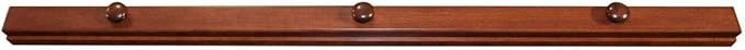 RRD Quilt Hanger for Wall Display Amish Made Wooden Rack Wall Mount - Rustic Tapestry Hangers for Rugs, Tapestries & Quilts Cherry Wood, Cherry Stain, 60" Long-Ruum Studio Home
