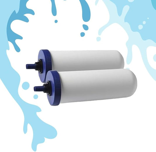 Coldstream FTO Plus Water Filter Cartridge (2 Pack) - Dependable for Easy Installation as a Berkey Replacement - Ceramic Gravity Filter For Stainless Steel Systems-Ruum Studio Home