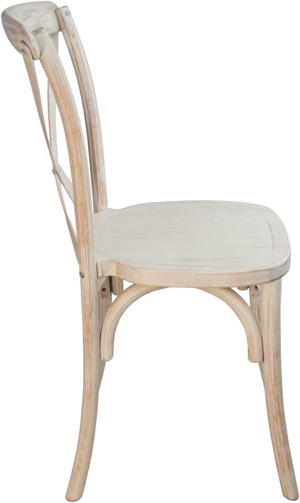 EMMA + OLIVER Lime Wash X-Back Chair-Ruum Studio Home