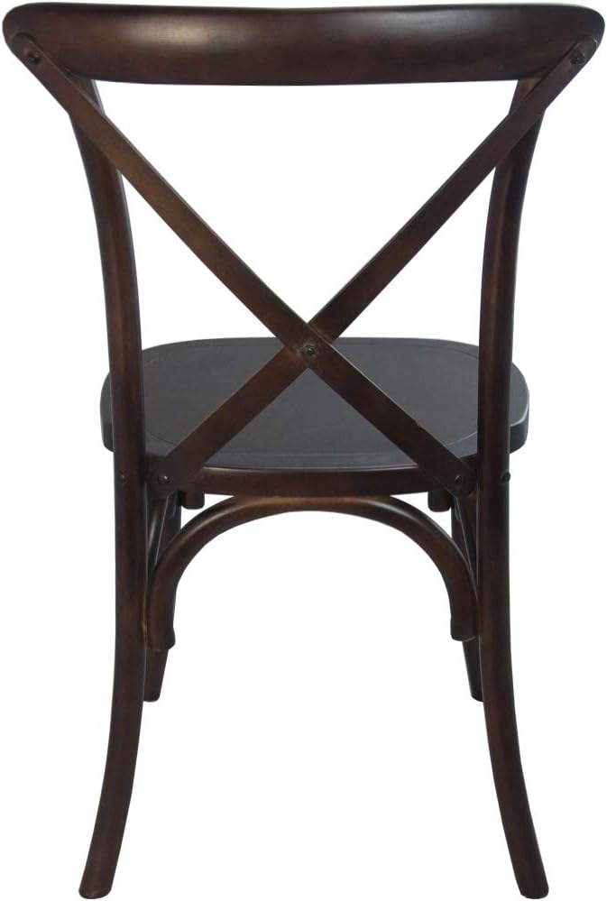 EMMA + OLIVER Walnut X-Back Chair-Ruum Studio Home