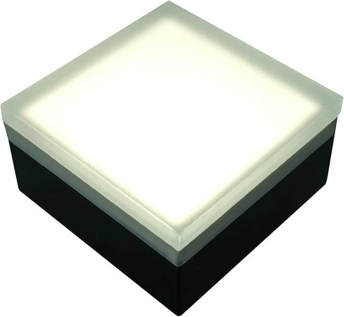 LUMENGY Paver Light 4×4 Inch (3.93 inch X 3.93 inch), Glare-Free 5000K Brick Lighting for Paver Driveways, Pathways, Patios & Garden, 12V Waterproof & Drive-Over Rated-Ruum Studio Home