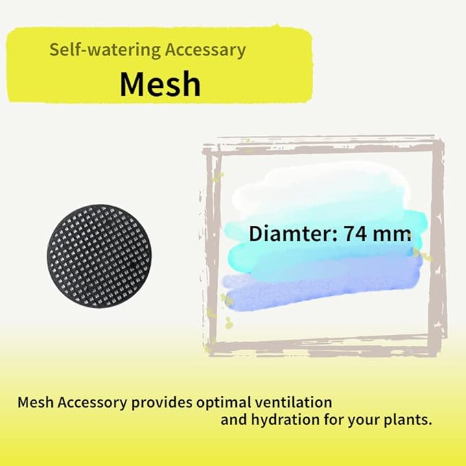 Nihow Self Watering Planter Accessory Set with Wick, Mesh - Enhance Your Plant's Growth and Health Easily-Ruum Studio Home