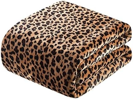 MERRYLIFE Leopard Throw Blanket Decorative Fleece Throw | Ultra-Plush Colorful Girls Boys | Couch Blanket Travel Lap | (40" 50", Cheetah)-Ruum Studio Home