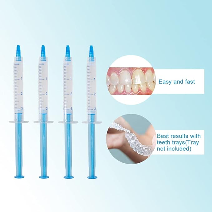 10pcs 3ml Teeth Whitening Gel Syringes, Refills 35% CP Bleaching Gel Kit Tooth Whitener Gel for Home Use-Ruum Studio Home
