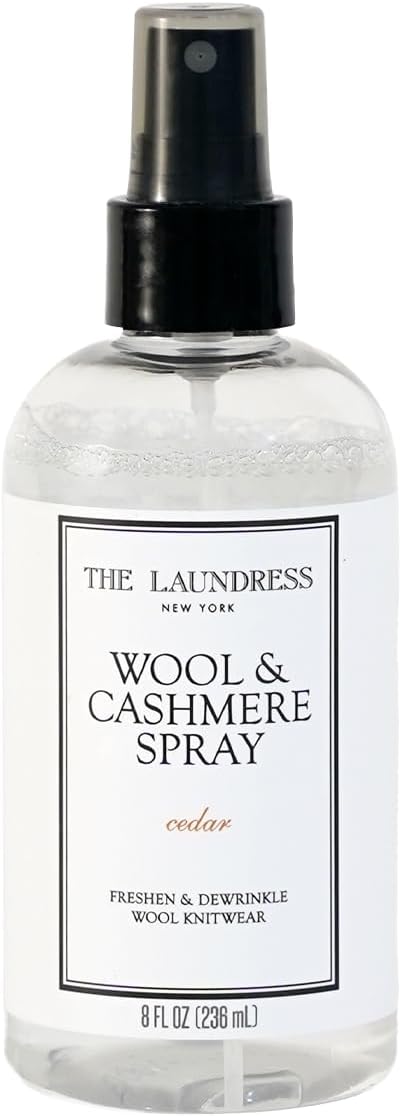 The Laundress Wool and Cashmere Fabric Spray, Wool Dewrinkle Spray, Upholstery and Linen Spray, Fabric Refresher, Cedar Scent, 8 Fl Oz-Ruum Studio Home