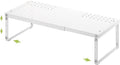 Expandable Cabinet Organizer Shelf With Adjustable Height, Stackable Kitchen Countertop Organizer Rack, Adjustable Shelf Riser For Kitchen Counter, Pantry, Cupboard, Desk, Tabletop-Ruum Studio Home