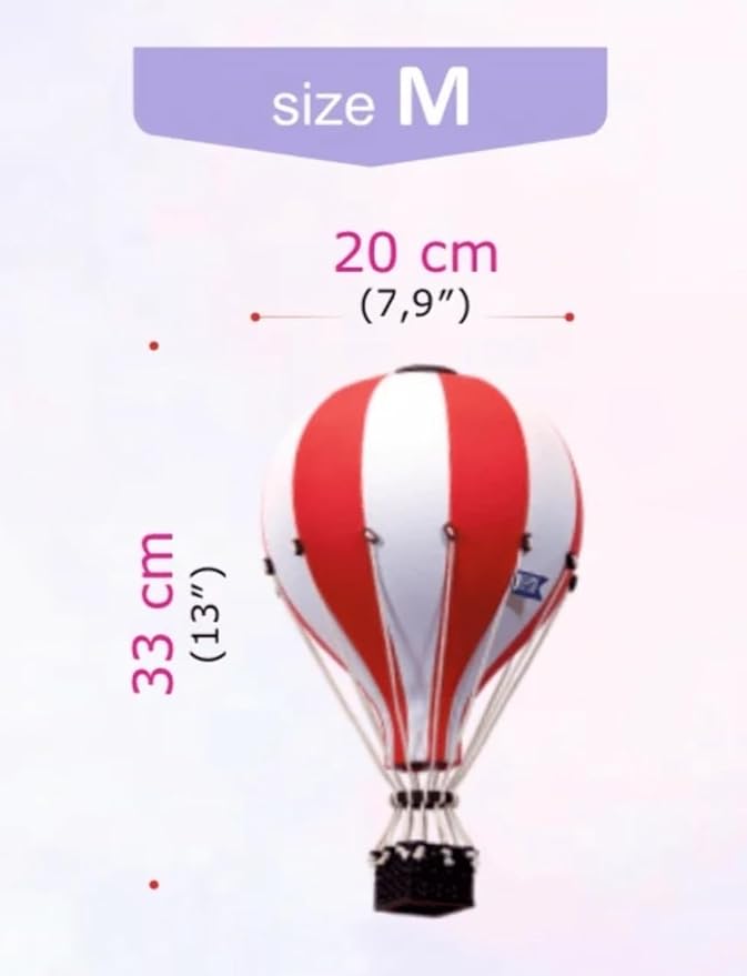 Decorative Hot Air Balloon Baby Shower Centerpieces - Nursery and Toddler Room Bedroom Decor - Home Decorations - Gold/Beige-Ruum Studio Home