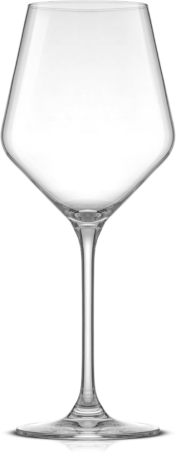 JoyJolt Layla White Wine Glasses, Set of 4 Italian Glasses, 13.5 oz Clear – Made in Europe-Ruum Studio Home