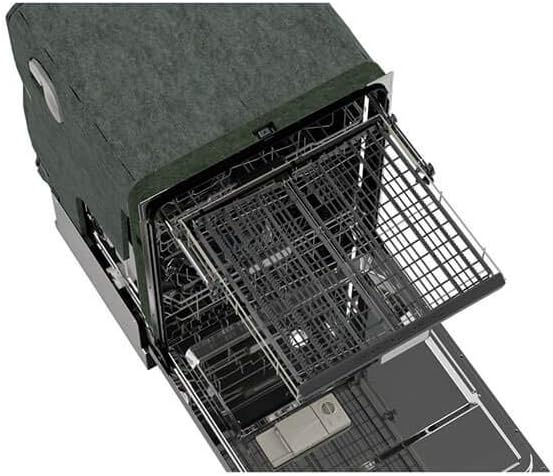 SHARP SDW6757ES Slide-In Dishwasher, Stainless Steel Finish, 24" Wide, Soil Sensors, Premium White LED Interior Lighting, Smooth Glide Rails, Heated Dry Option, Responsive Wash Cycles, Power Wash Zone-Ruum Studio Home