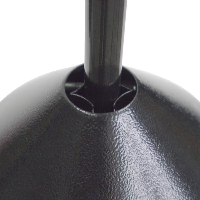 Set of 2 Audubon Torpedo Squirrel Baffles - Black Steel, 6" Diameter Each, Protect Bird Feeders on Poles-Ruum Studio Home