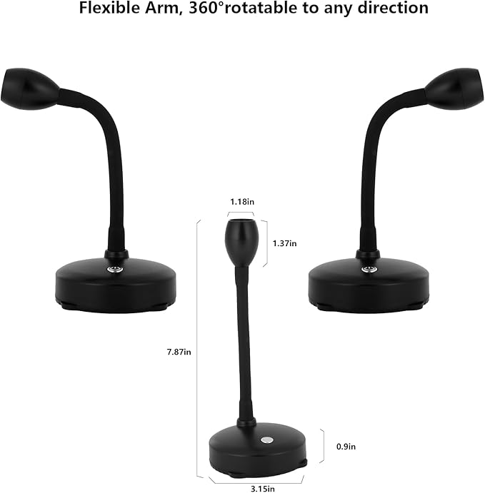 Cordless Spotlight Battery Operated, LED Picture Light, Dimmable Accent Light with Remote, Indoor Stick on Display Lamp for Plant Tree Photo Dartboard Painting Artwork Portrait-Ruum Studio Home