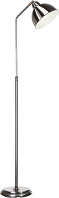 OttLite Covington Floor Lamp - Brushed Nickel, Adjustable Modern & Contemporary LED Light-Ruum Studio Home