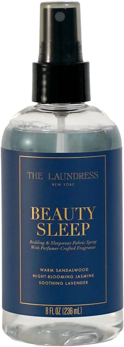 The Laundress Beauty Sleep Fabric Spray, Wrinkle Release Spray, Pillow Spray, Fabric Refresher, Upholstery and Linen Spray, Tranquil Comforting Inspired Scent, 8 Fl Oz-Ruum Studio Home