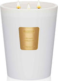M&SENSE Extra Large Candle Creamy Vanilla Scented, 3-Wick 35oz 150H Long Lasting, Natural Soy Wax Aromatherapy Candle for Stress Relief, Home Fragrance Housewarming Gifts Candle for Home Decor-Ruum Studio Home