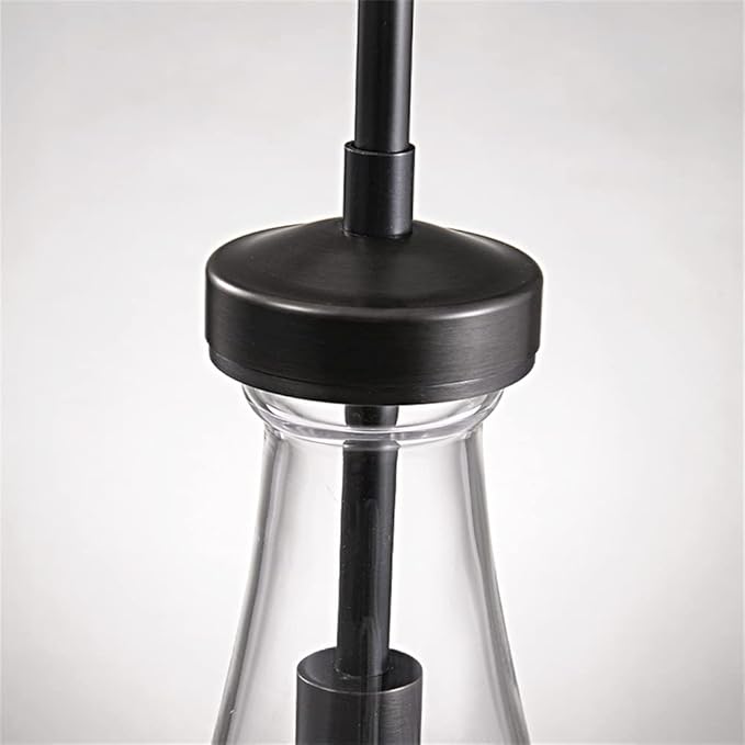 Raindrop Pendant Lights, Bronze Modern Pendant Lights for Kitchen Island with Rod, Penadant Light Fixtures, Chandelier for Living Room Hallway,Bedroom Pendant Light, Bulb Included-Ruum Studio Home