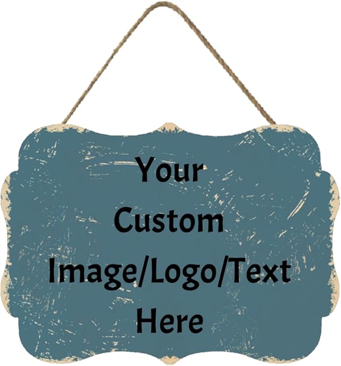 Personalized Custom Wooden Signs with Any Text Name for Home Door Man Cave Bar Family Farmhouse Decorative Home Kitchen Rustic Wall Decor-Ruum Studio Home