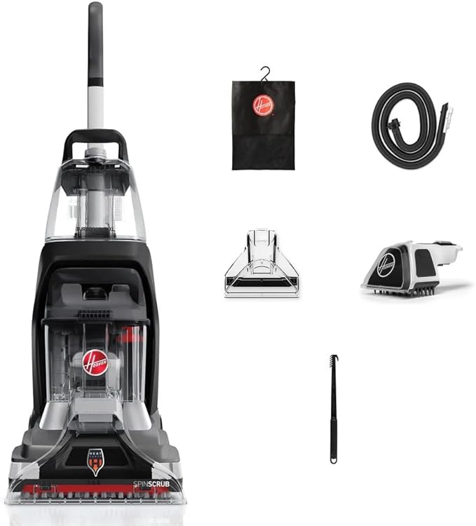 Hoover PowerScrub XL Pet Carpet Cleaner Machine for Carpet and Upholstery, Deep Cleaning Shampooer Machine with Multi-Purpose Tools, Powerful Suction, Pair with Hoover Cleaner Solution-Ruum Studio Home