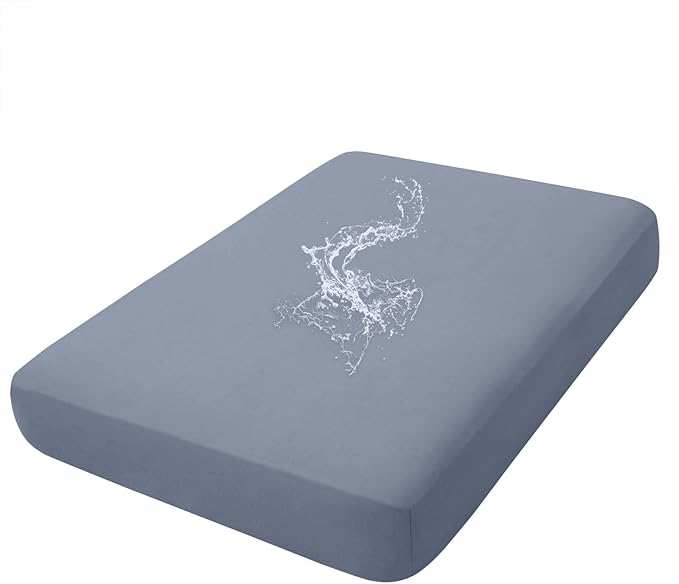 hyha Waterproof Couch Cushion Covers, Stretch Sofa Couch Seat Slipcover for Dog Washable, Non-Slip Waterproof Outdoor Cushion Covers for Patio Furniture Replacement (1 Piece for Medium, Grey)-Ruum Studio Home