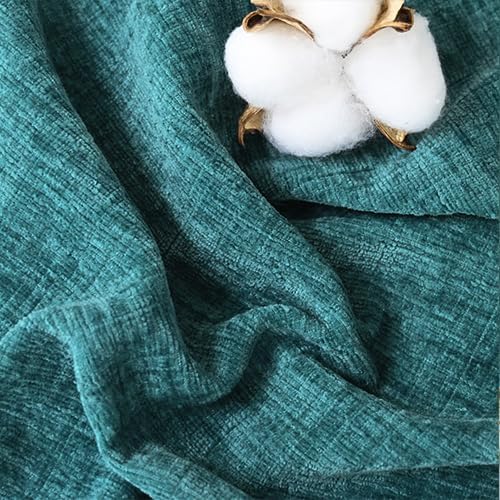 CaliTime Throw Pillow Covers Decorative 20 X 26 Inches Pack of 2 Cozy Chenille Standard Pillow Shams Cases for Couch Sofa Bed Living Room Home Teal-Ruum Studio Home